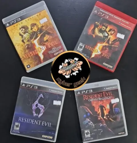 JOGOS PLAYSTATION 3 PS 3 RESIDENT EVIL *O Preço no anúncio é do Jogo de menor valor*