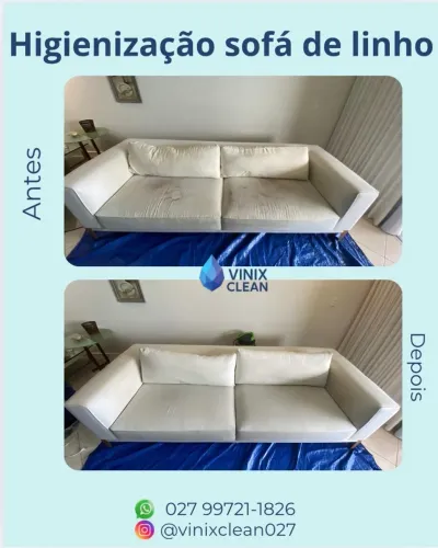 Promoção Higienização de estofado R$ 119,90
