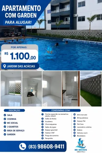 Aluguel apartamento jardim das acácias