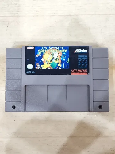 The Simpsons Barts Nightmare repro snes
