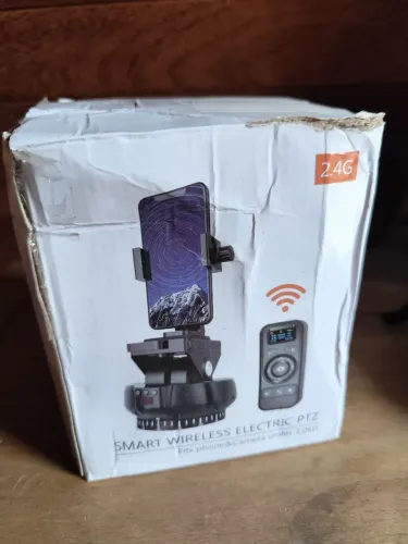 Cabeça eletrônica pan tilt câmeras e celular 