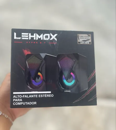 Caixa de som com RGB para PC - ENTREGA A DOMICÍLIO