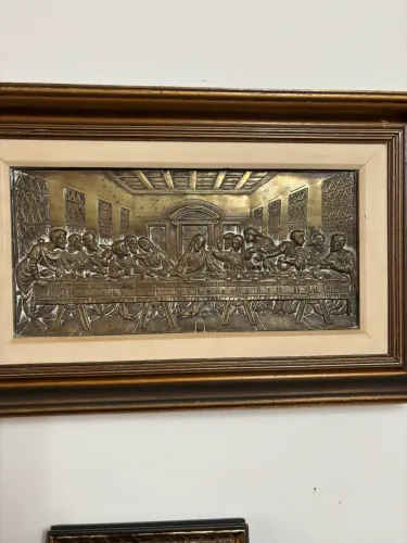 Quadro Santa ceia - antiga