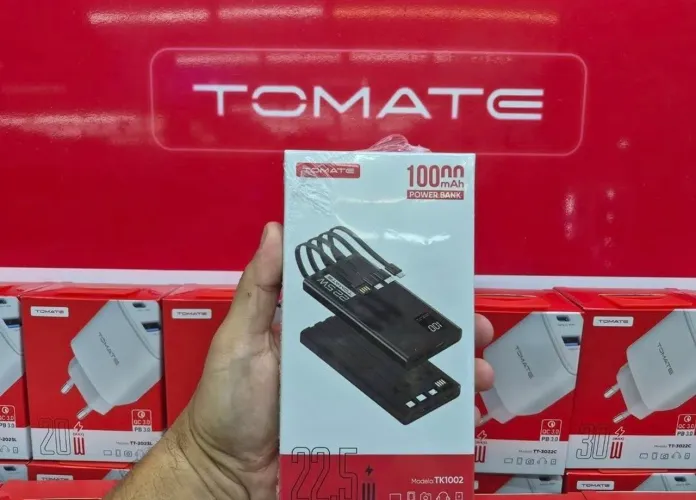 POWER BANK PORTATIL 22.5W C/4 SAIDAS REF:TK-1002