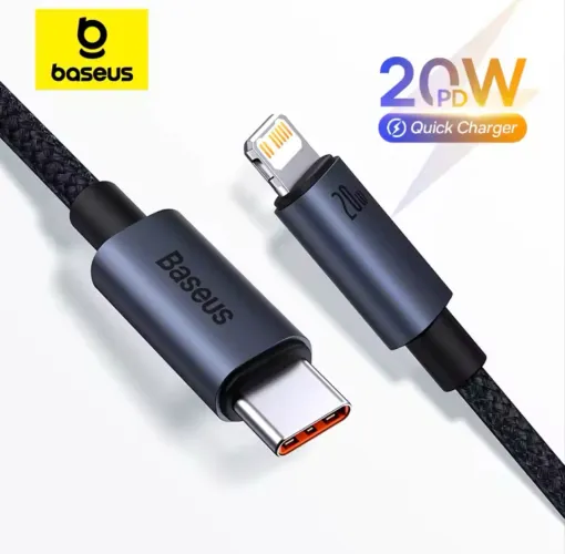 Cabo USB-C baseus 20w lacrado