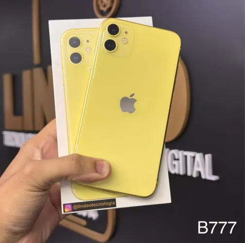 LOJA FÍSICA. IPHONE 11 128GB AMARELO, NOVÍSSIMO COM CAIXA