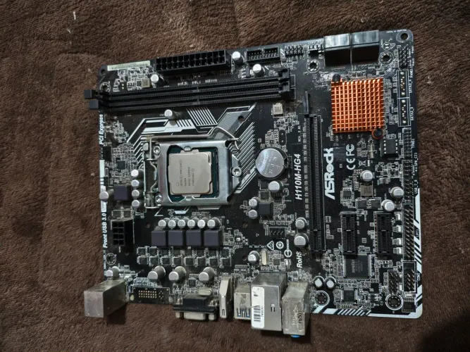 Kit Placa Mãe Asrock H110m + Pentium G4560