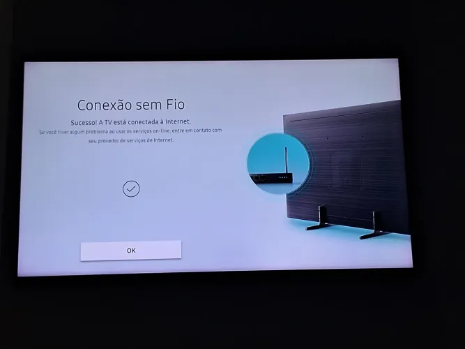 Smart TV Samsung 49 polegadas suporte parede