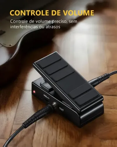 Pedal de guitarra VEDO VD-808 Mini Pedal Wah / Volume