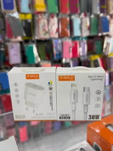 Fonte + Cabo para iphone turbo