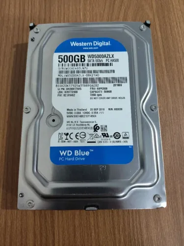 HD 500GB Western Digital Blue SATA 3.5