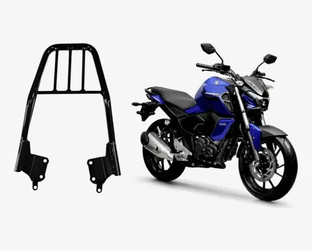 Bagageiro chapam para Yamaha fazer fz15