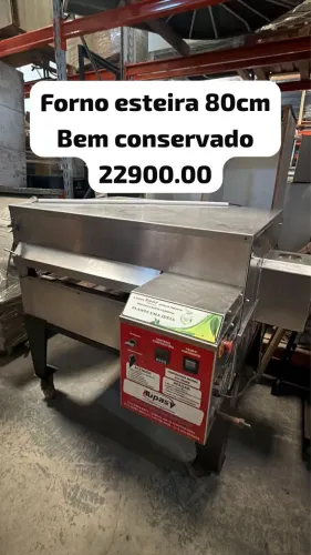 Forno esteira 80cm bem conservado JM - Jeferson