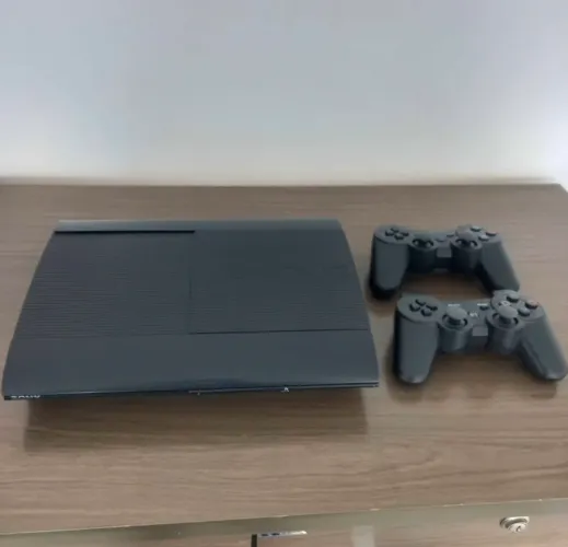 Ps3 Super Slim Desbloqueado Completo Lotado de Jogos 
