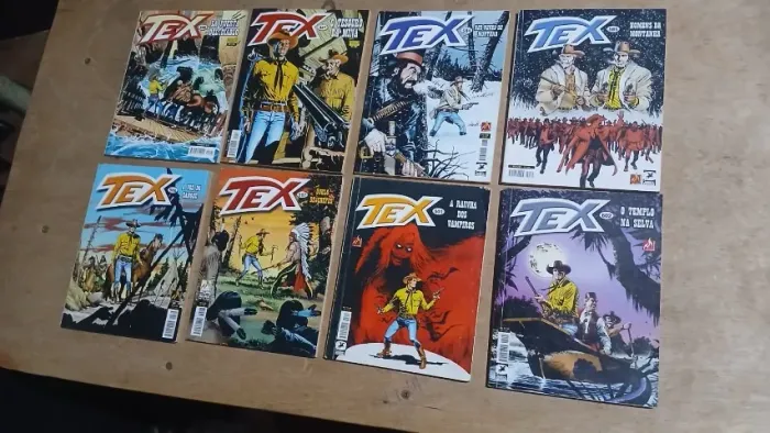TEX MENSAL - 4 HISTÓRIAS COMPLETAS EM 8 EDIÇÕES ANTIGAS E RARAS