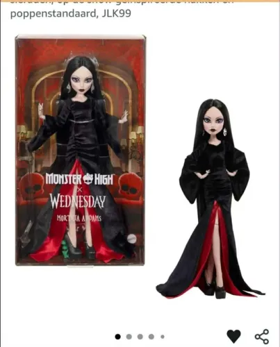 Monster high morticia wandinha