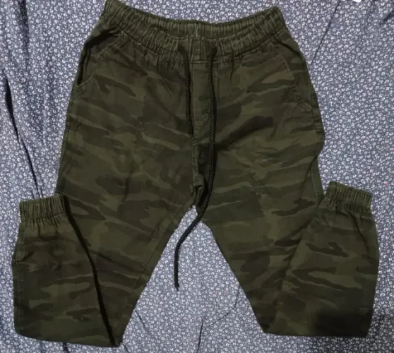Calça verde militar cargo