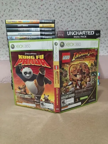 Vendo Lego Indiana Jones + Kung Fu Panda Double Pack Xbox 360 Semi novo