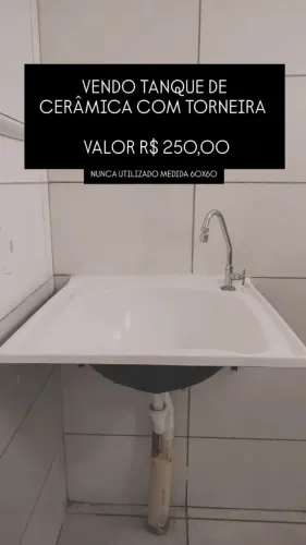 Pia área serviço