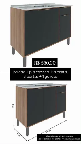 Vendo balcão com pia
