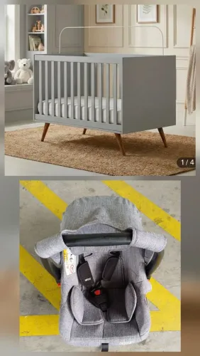 Bebê conforto e berço 