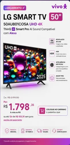 SMART TV LG 50