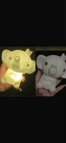 Luminária/Abajur elefantinho