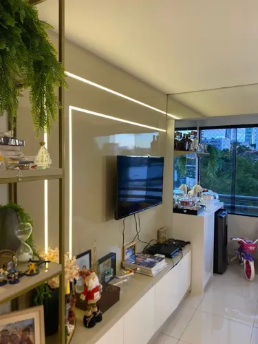 RIBEIRA - COND. SUN RIVER - APTO COM 75M2, 3 QUARTOS, 1 SUÍTE, 2 VAGAS, MODULADOS,AR COND