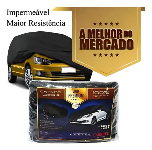 Capa para Cobrir Carro Couro Ecologico 100% Forrada G (CARRHEL)