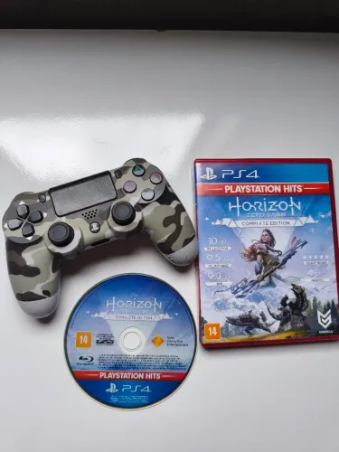 Controle Ps4 Original Sony + Horizon Zero Dawn