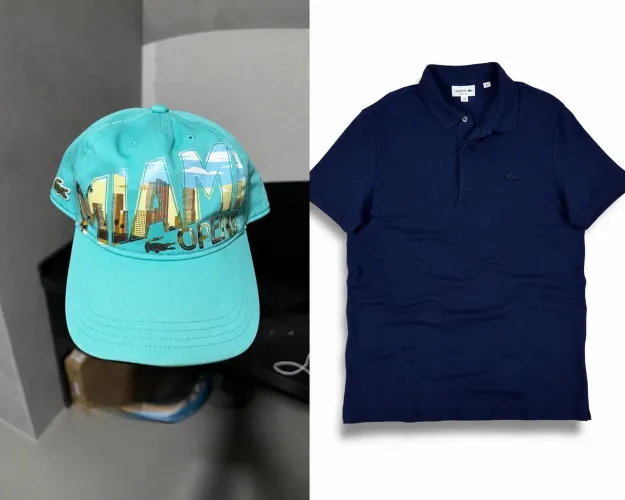 Boné Lacoste Miami open 2022 e polo Lacoste Paris 