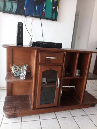 Rack de Madeira pura peça antiga
