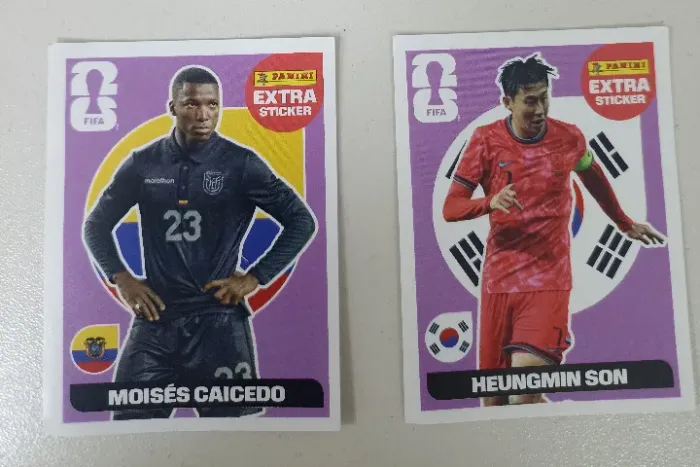 Figurinhas Copa 2026 - Legens - Son e Caicedo - Panini