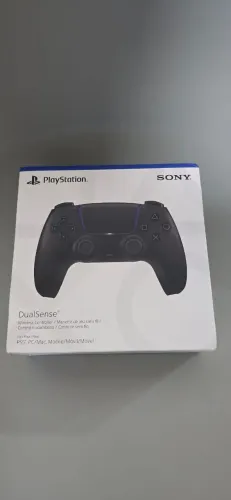 CONTROLE SEM FIO SONY DUALSENSE PS5 - MIDNIGHT BLACK (PRETO) | NOVO, SEM USO