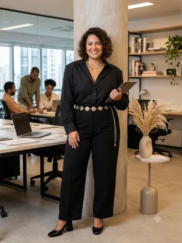Calça plus size 52