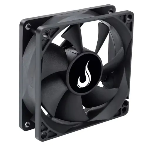 Kit 4 Cooler Fan Rise Mode Black 80mm