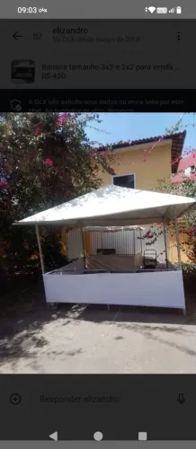 Venda de Barraca 2x2 e 3x3