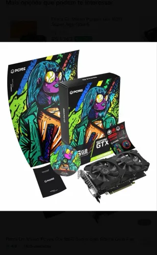 Placa de Vídeo GTX 1660 Super 6GB PCYes Dual Fan - Nova/Lacrada! ?