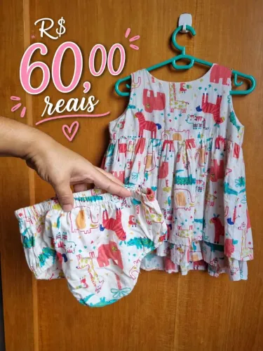 Vestido + calcinha Tip Top