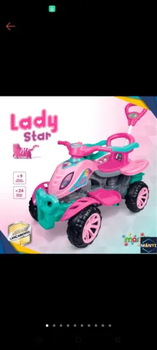 Vendo triciclo infantil Rosa Seminovo