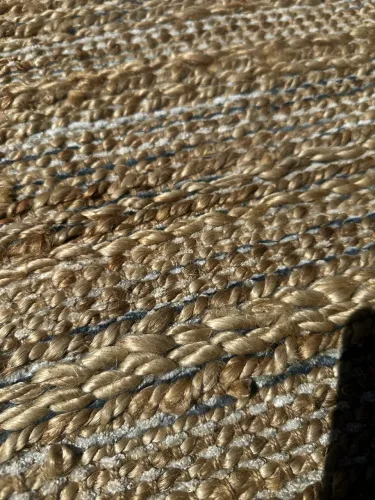 ? 2 TAPETES DE SISAL E TECIDO | 150 x 75 cm | NOVOS COM ETIQUETA