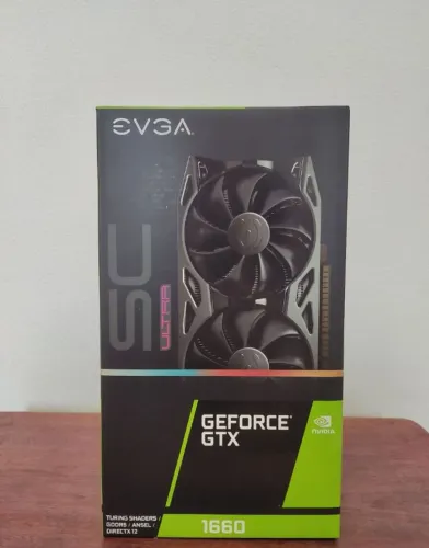 Placa de Vídeo GTX 1660 SC Ultra Gaming EVGA NVIDIA GeForce, 6GB GDDR5