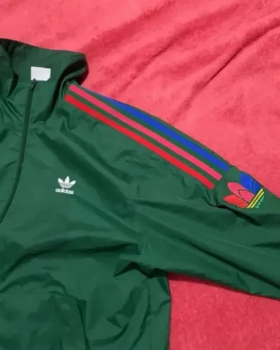 Jaqueta Adidas Stripes Trefoil