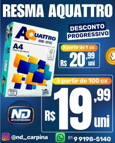 RESMA DE PAPEL A4