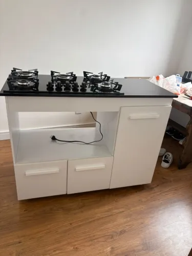 Cooktop com balcão - 5 bocas