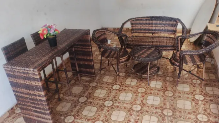 Conjunto de sofá de área externa