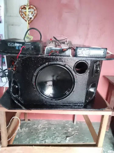 Caixa de som para propaganda