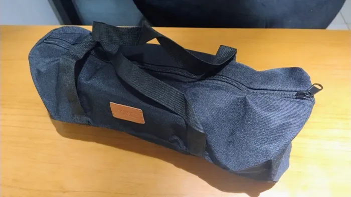 Bolsa de armazenamento com zíper - Preta
