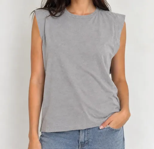 Blusa básica cinza