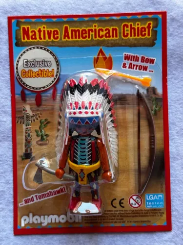 Playmobil Chefe Nativo Americano (Novo)